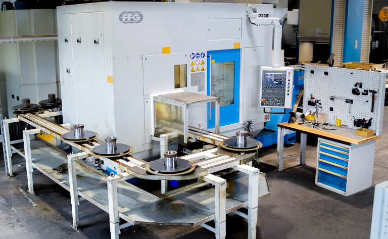 Hessapp DVH 500 vertical lathe